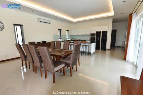 12 Dining area next to kitchen