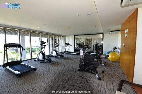94 Well equipped fitness room