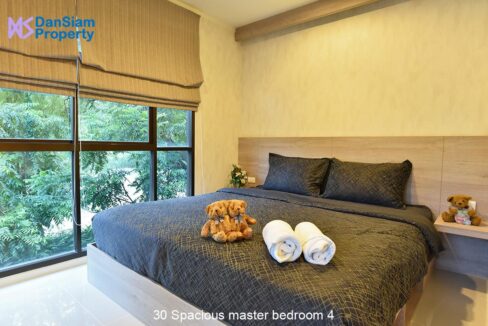 30 Spacious master bedroom 4