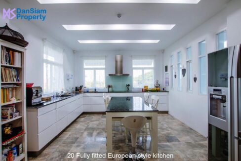 20 Fully fitted European style kitchen