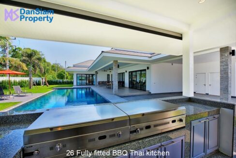 26 Fully fitted BBQ Thai kitchen