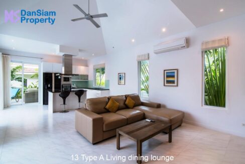 13 Type A Living dining lounge