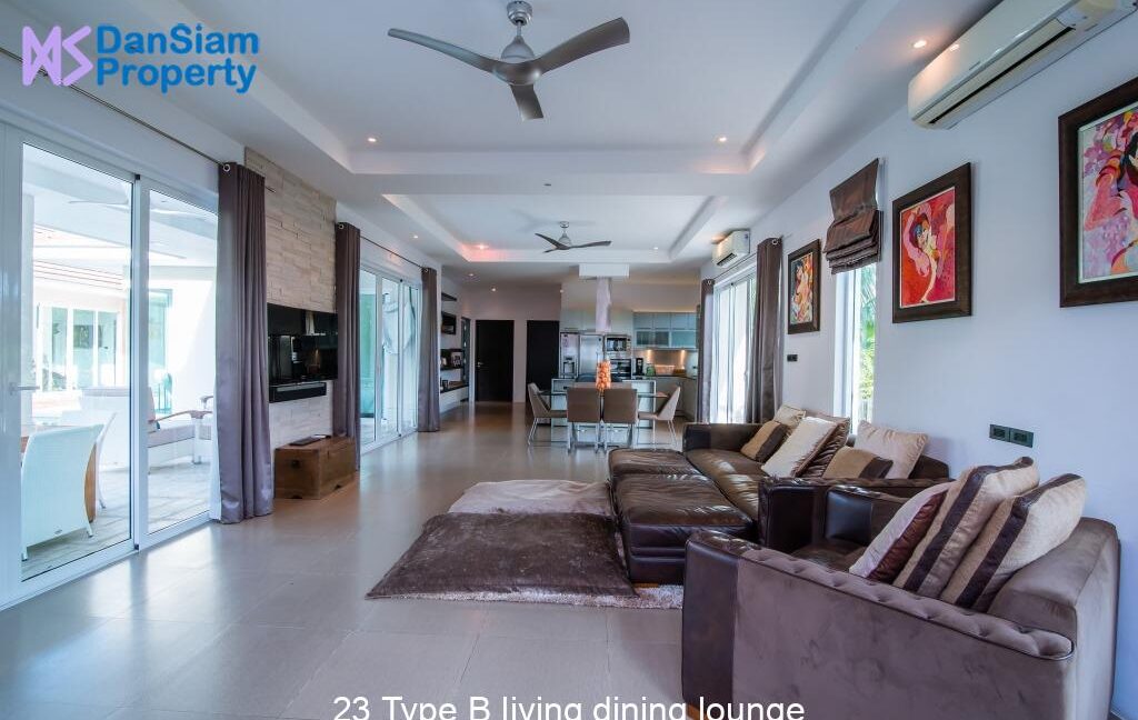 23 Type B living dining lounge