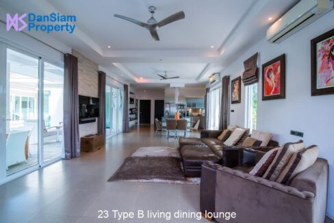 23 Type B living dining lounge