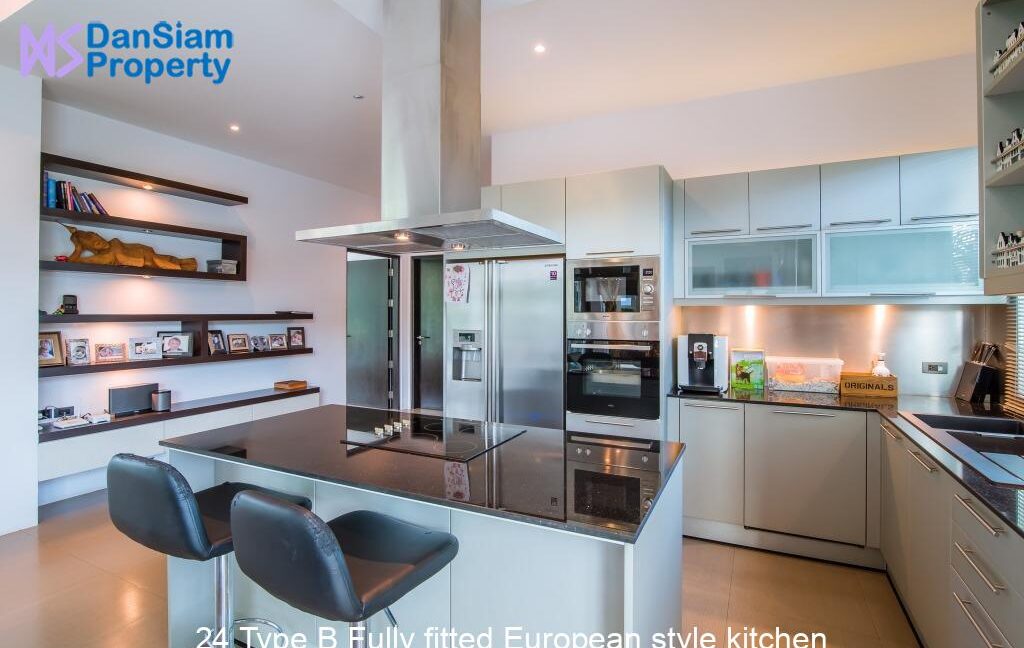 24 Type B Fully fitted European style kitchen