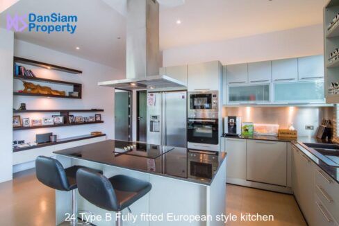24 Type B Fully fitted European style kitchen