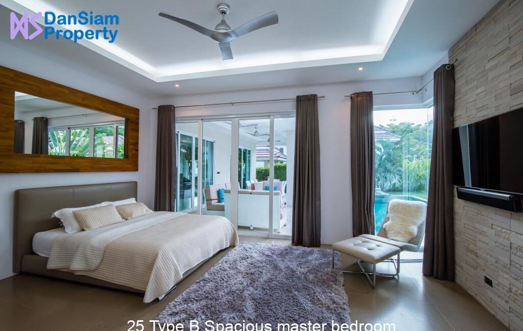 25 Type B Spacious master bedroom