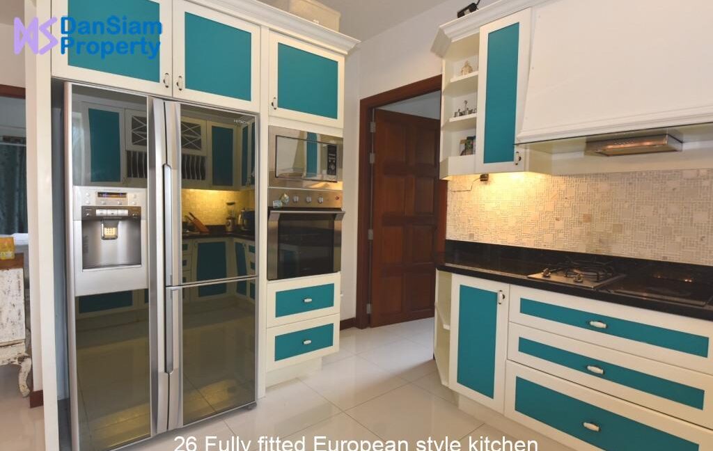 26 Fully fitted European style kitchen
