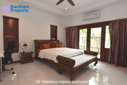 30 Spacious master bedroom 1