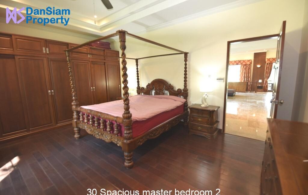 30 Spacious master bedroom 2