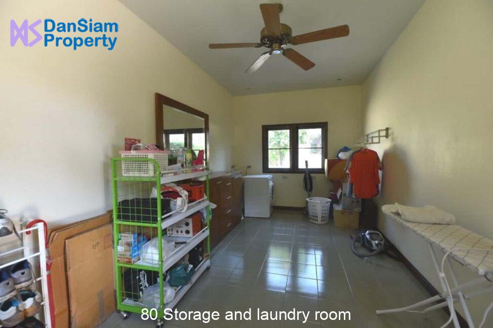 80 Storage and laundry room