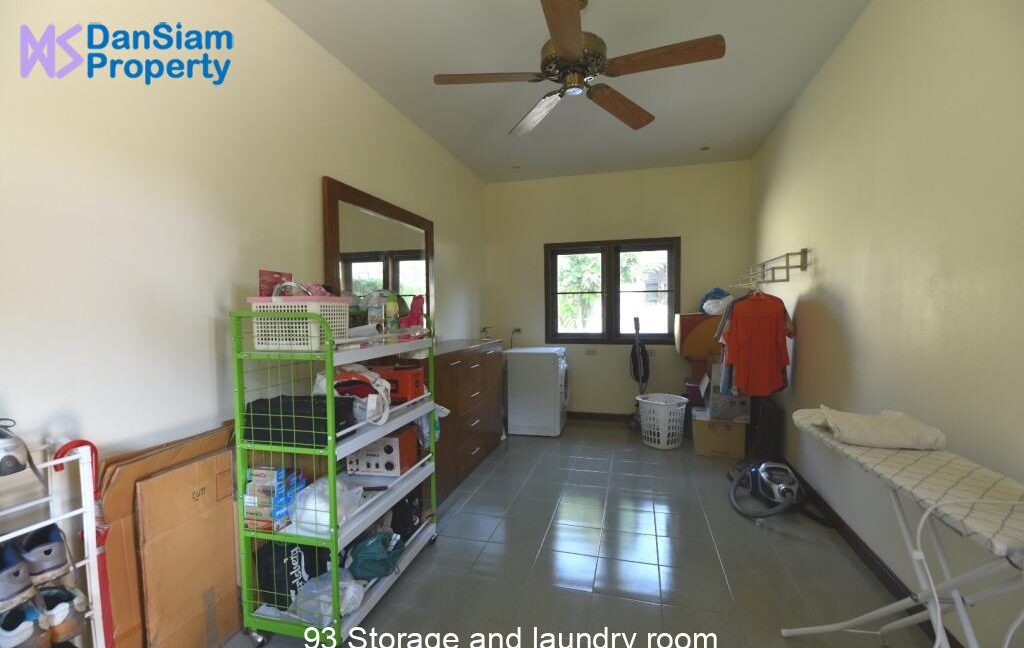 93 Storage and laundry room