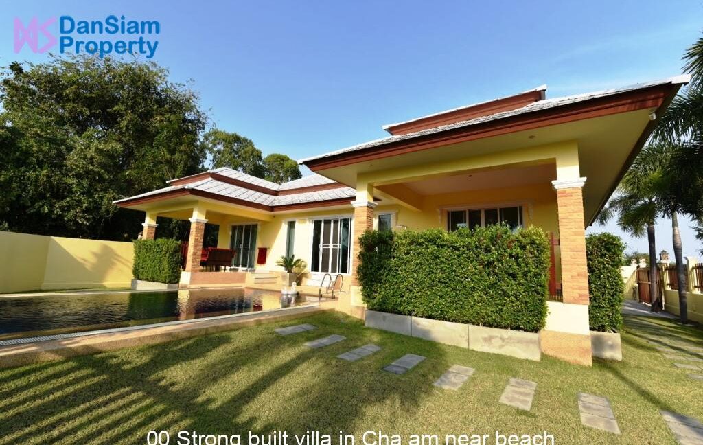 00 Strong built villa in Cha am near beach