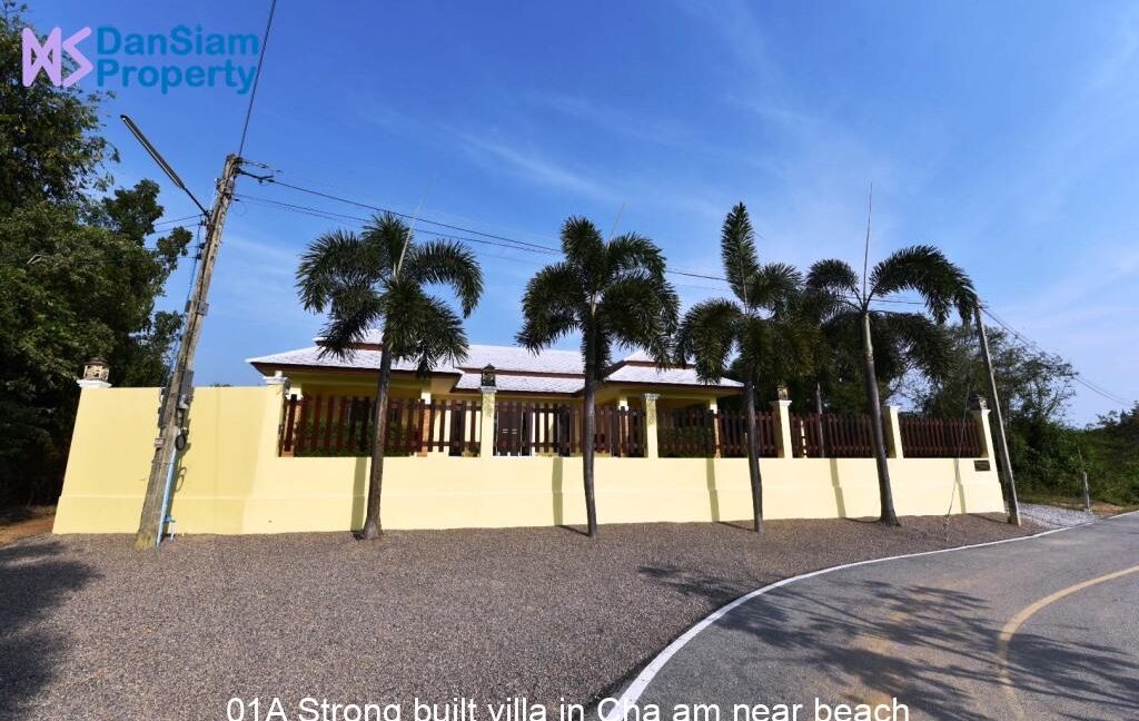 01A Strong built villa in Cha am near beach