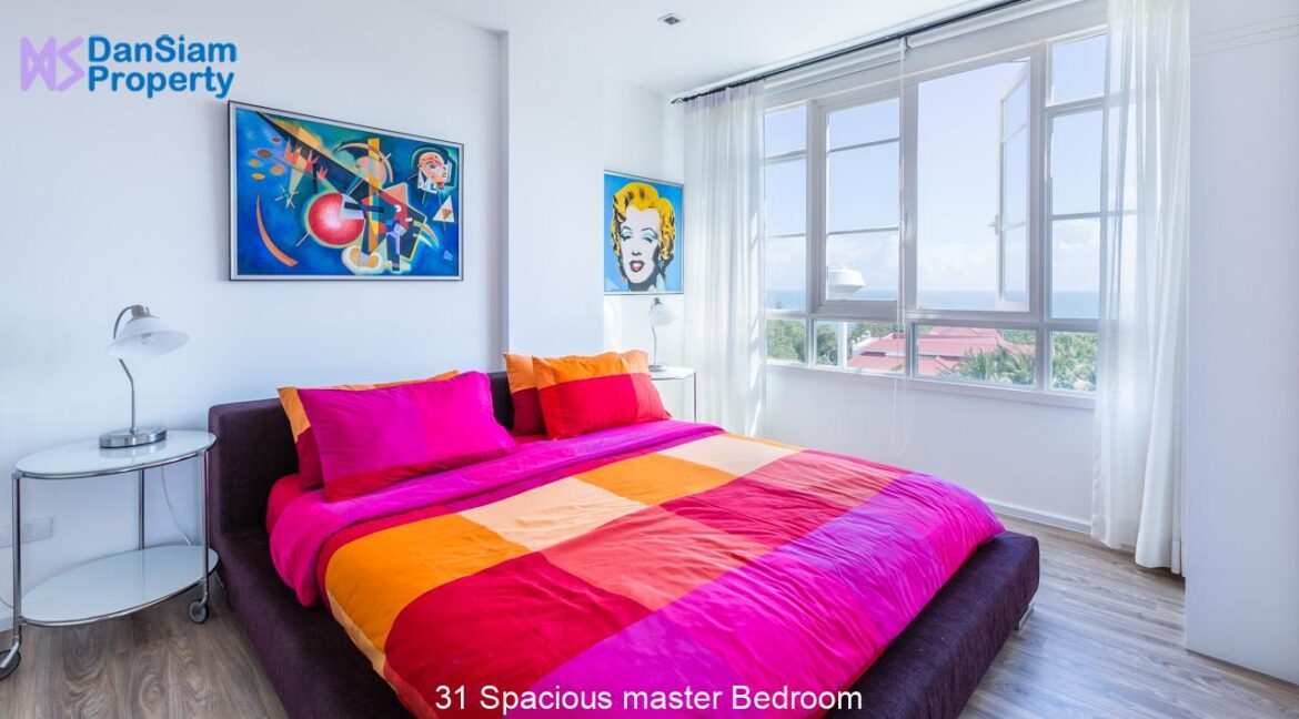 31 Spacious master Bedroom