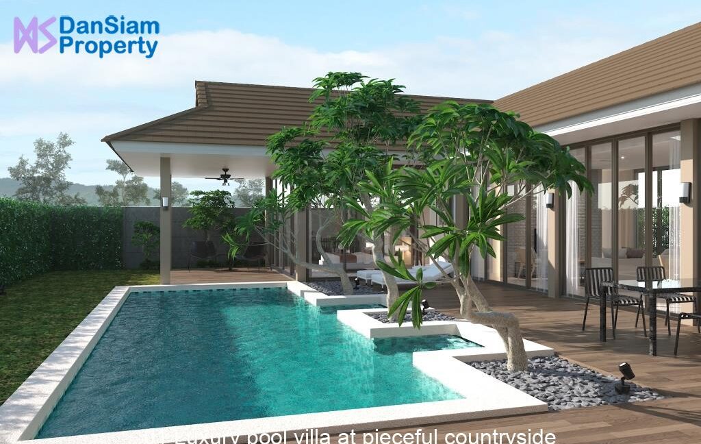 01 Luxury pool villa at pieceful countryside