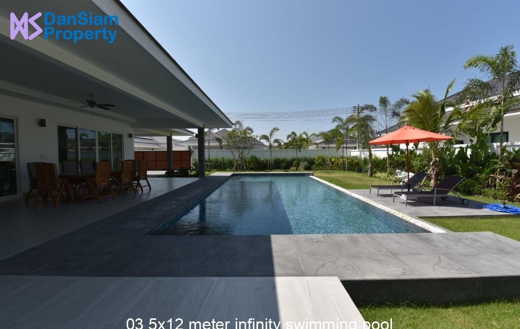 03 5x12 meter infinity swimming pool