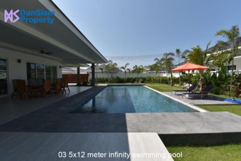 03 5x12 meter infinity swimming pool