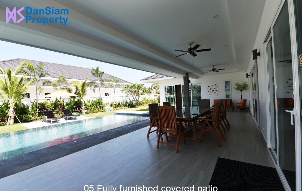 05 Fully furnished covered patio
