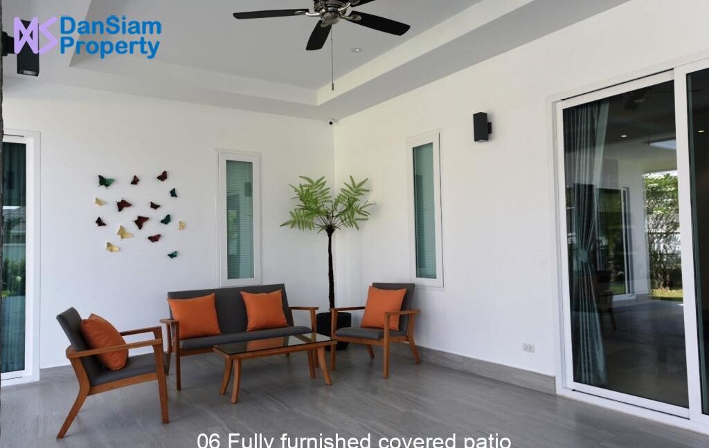 06 Fully furnished covered patio