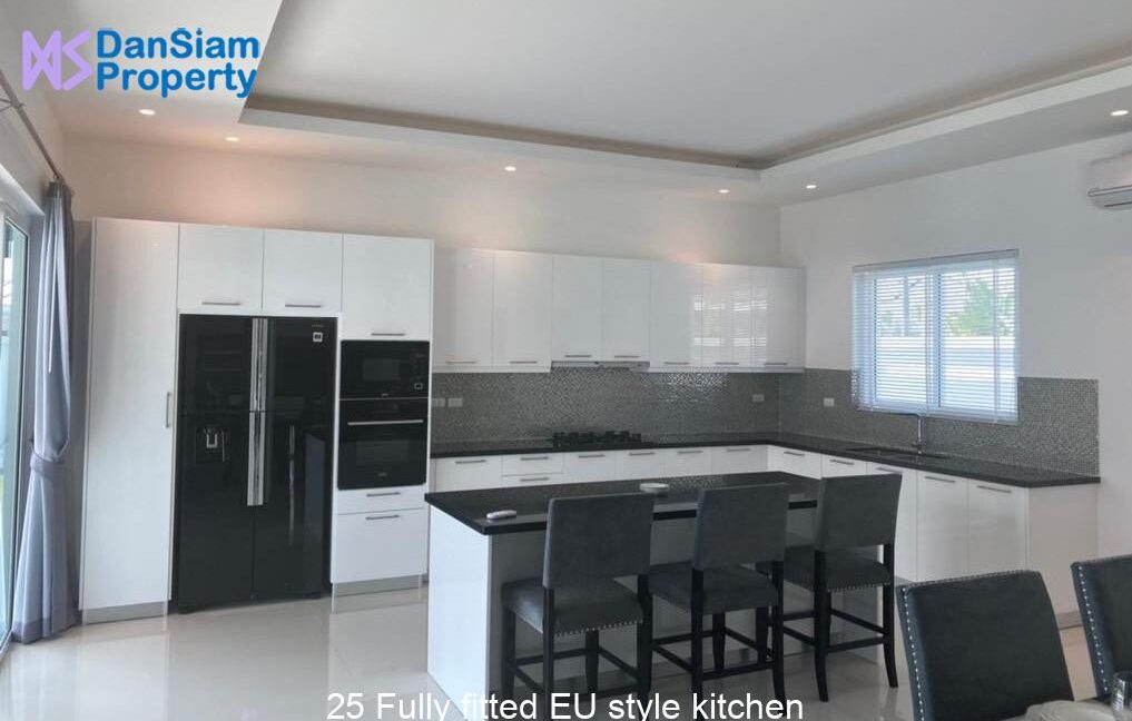 25 Fully fitted EU style kitchen