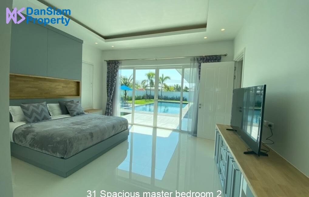 31 Spacious master bedroom 2