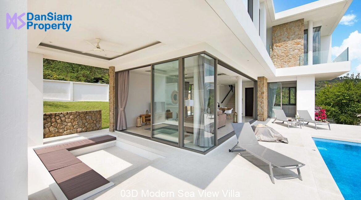 03D Modern Sea View Villa