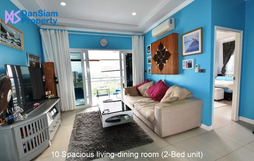 10 Spacious living-dining room (2-Bed unit)