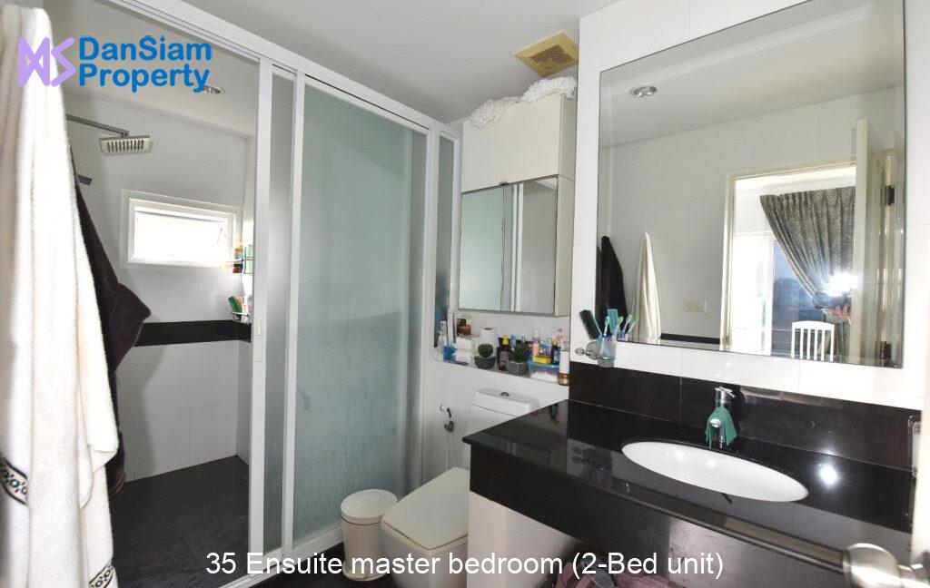 35 Ensuite master bedroom (2-Bed unit)