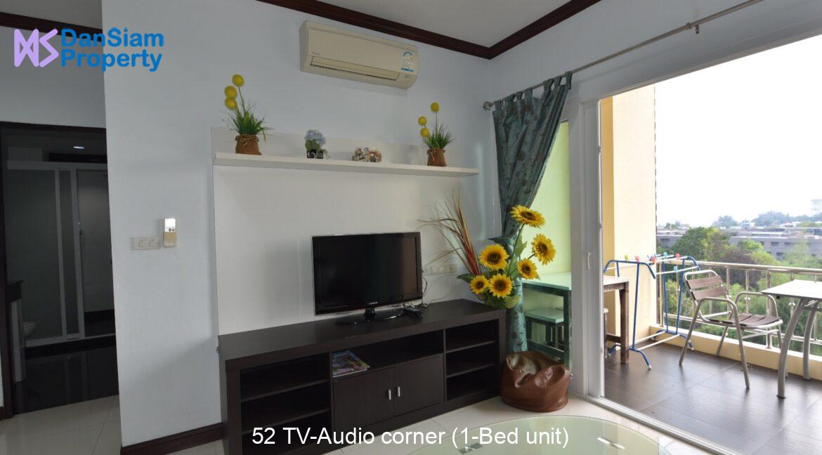 52 TV-Audio corner (1-Bed unit)