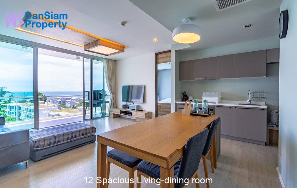 12 Spacious Living-dining room