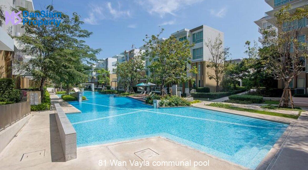 81 Wan Vayla communal pool