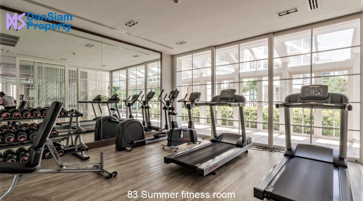 83 Summer fitness room