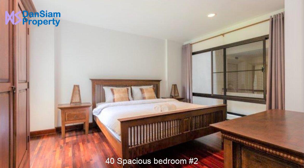 40 Spacious bedroom #2