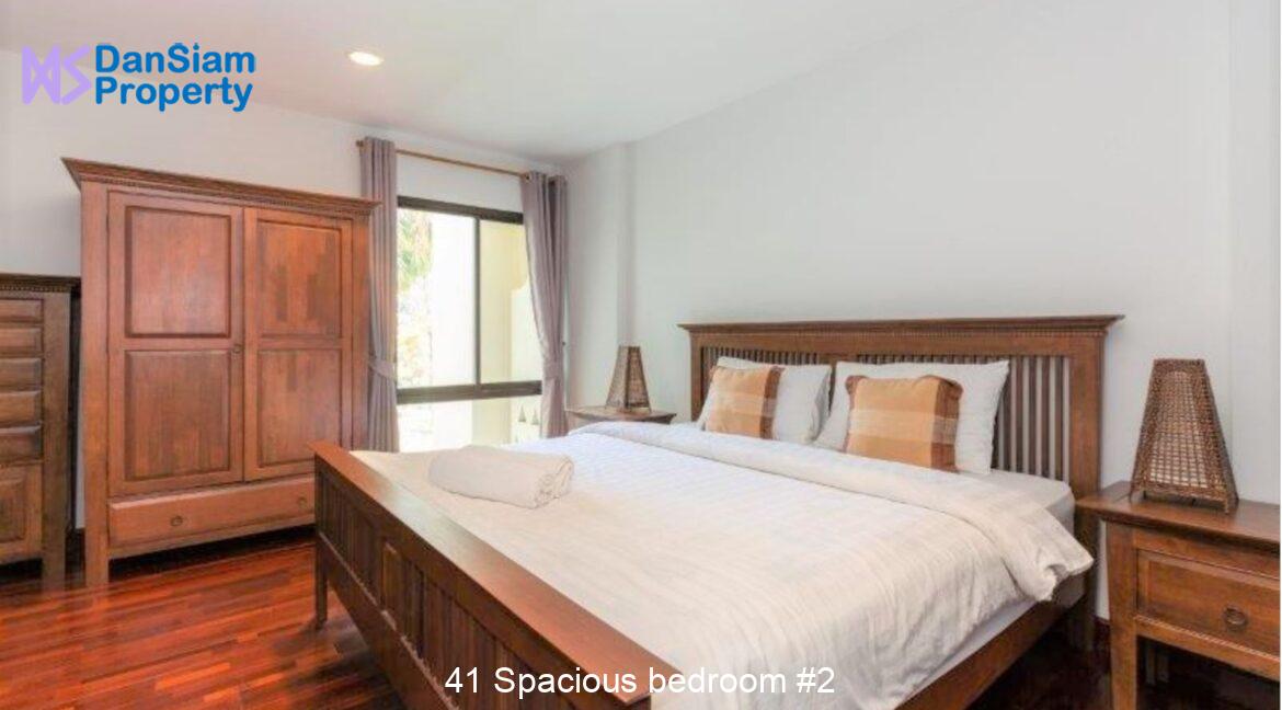 41 Spacious bedroom #2