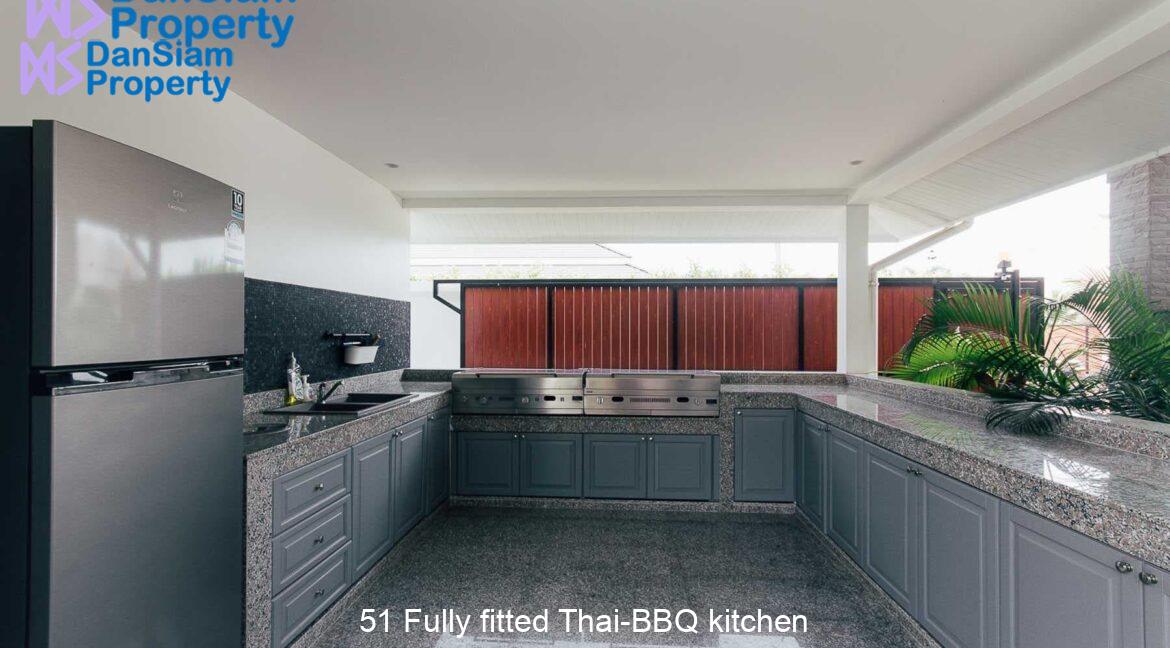 51 Fully fitted Thai-BBQ kitchen