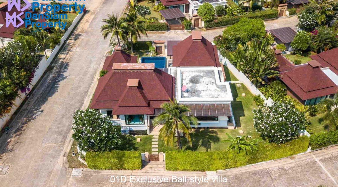 01D Exclusive Bali-style villa