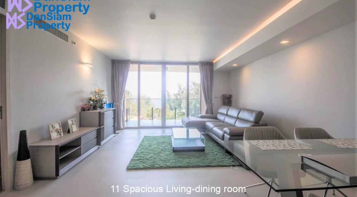 11 Spacious Living-dining room