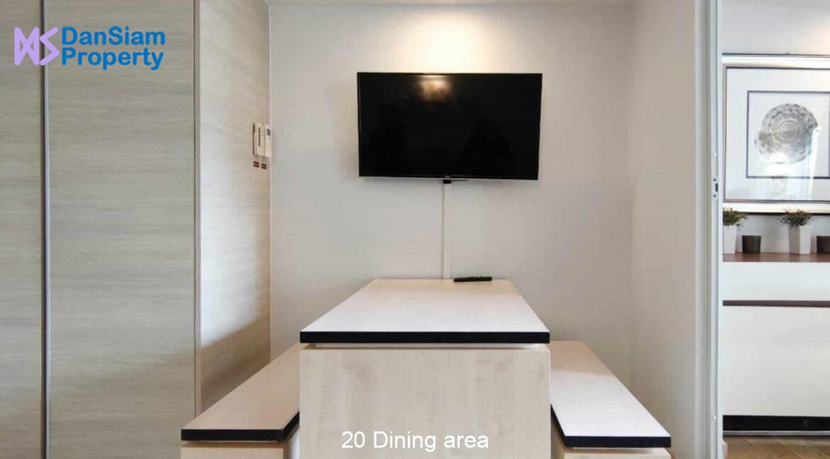 20 Dining area