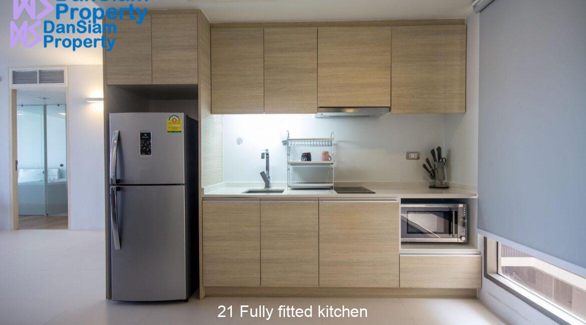 21 Fully fitted kitchen