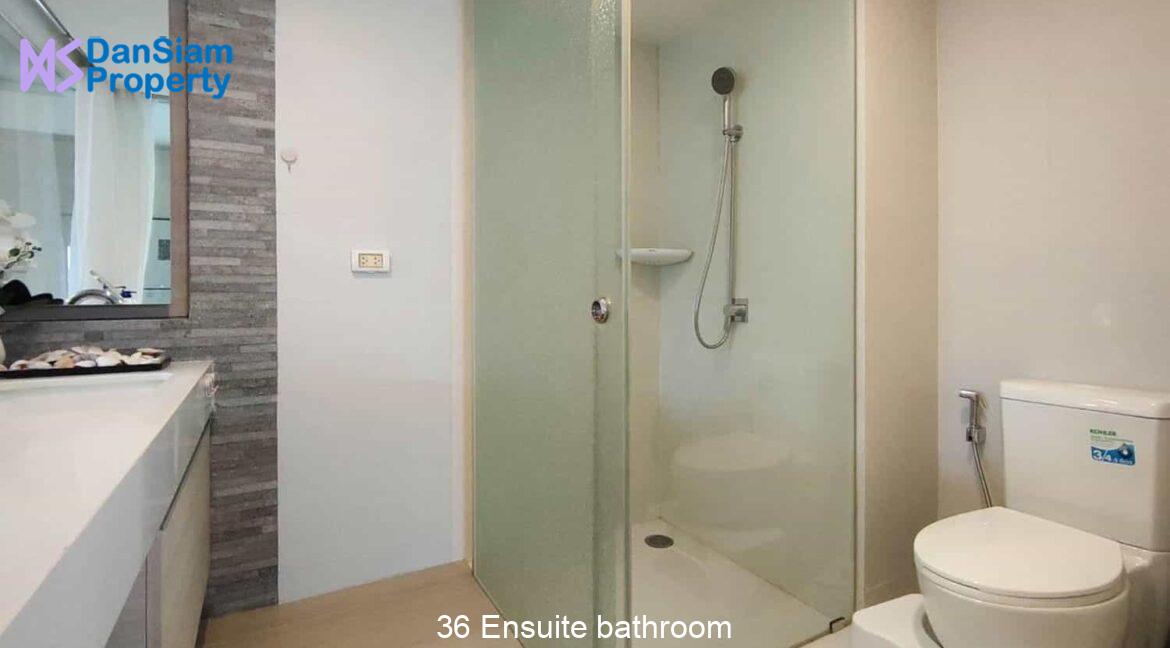 36 Ensuite bathroom