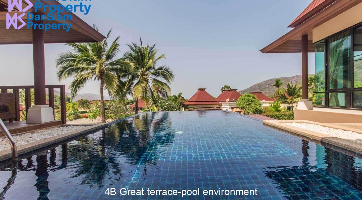 4B Great terrace-pool environment
