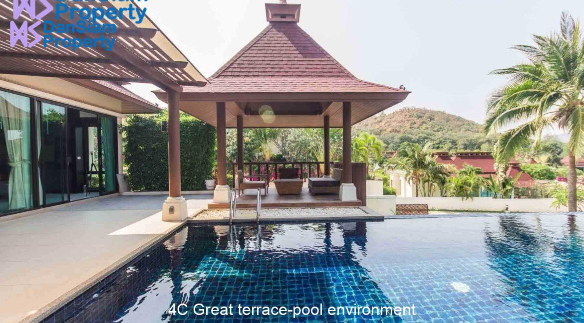 4C Great terrace-pool environment