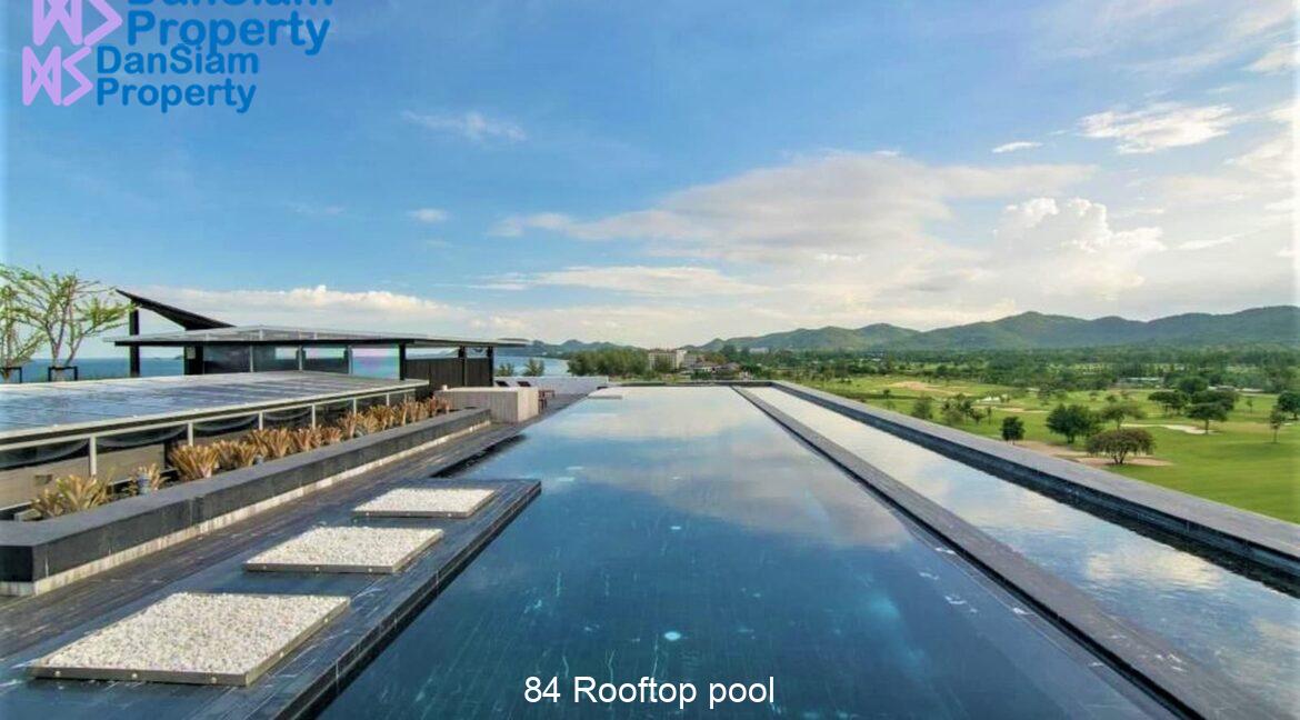 84 Rooftop pool