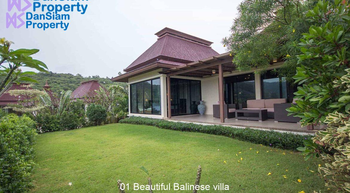01 Beautiful Balinese villa