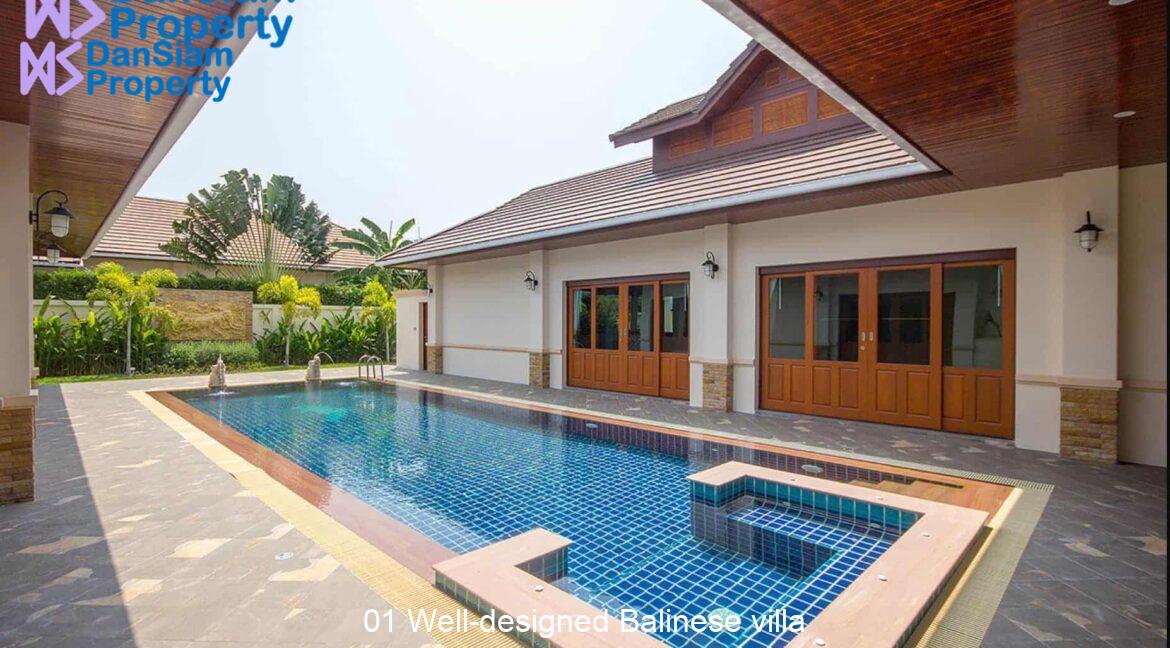 01 Well-designed Balinese villa