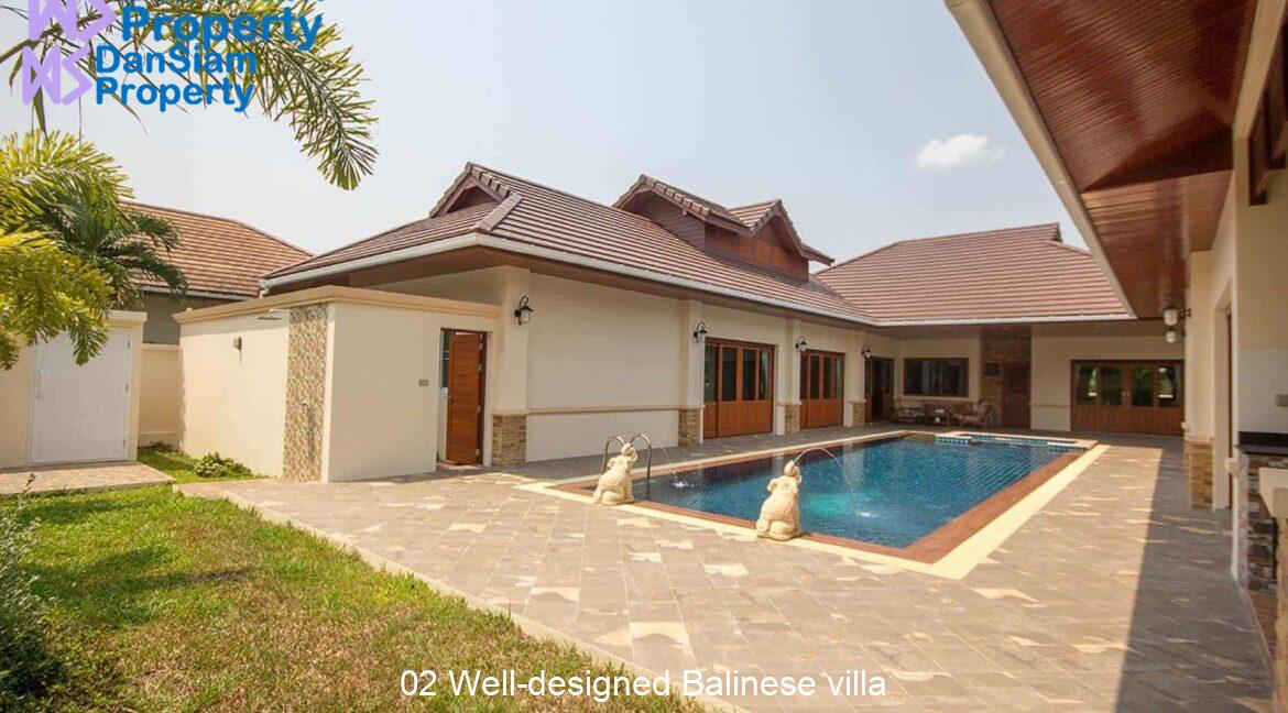 02 Well-designed Balinese villa