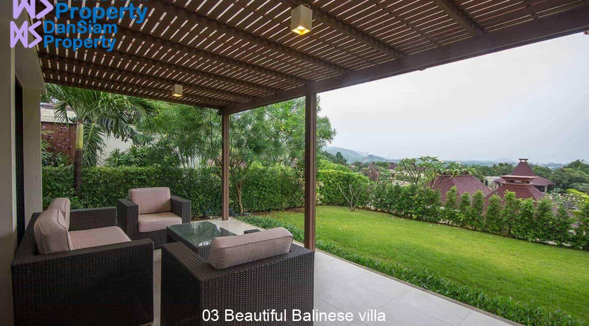 03 Beautiful Balinese villa