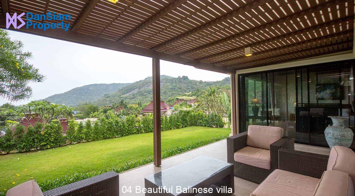 04 Beautiful Balinese villa