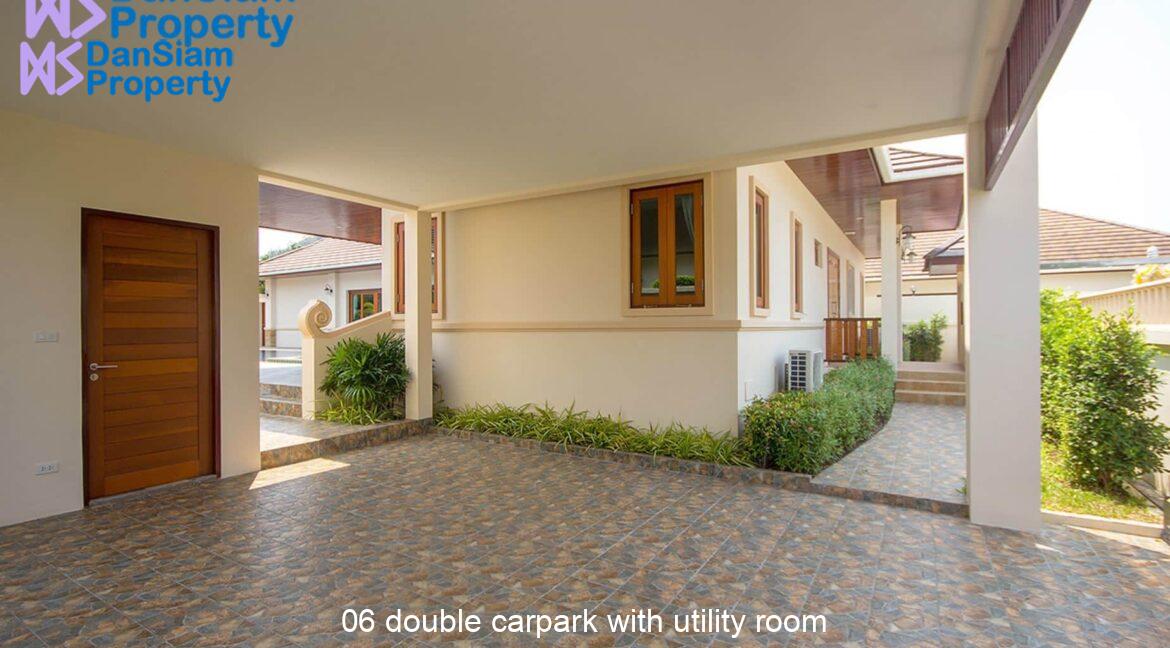 06 double carpark with utility room